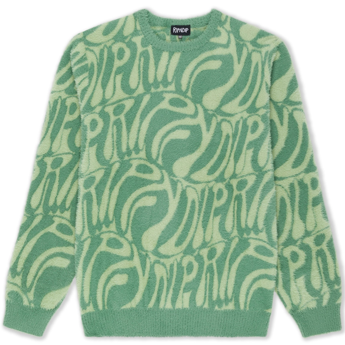 RIPNDIP Wilshire Knit Mohair Sweater Pine RIPNDIP Wilshire Knit Mohair Sweater Pine
