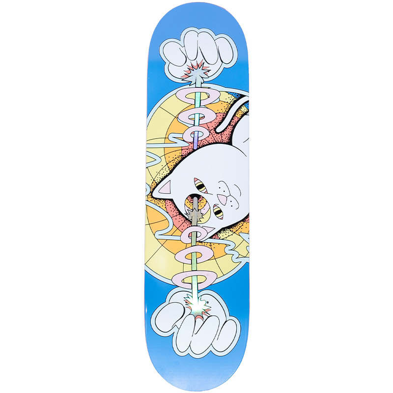 RIPNDIP Mind Control Skateboard Deck Blue 8.0 RIPNDIP Mind Control Skateboard Deck Blue 8.0