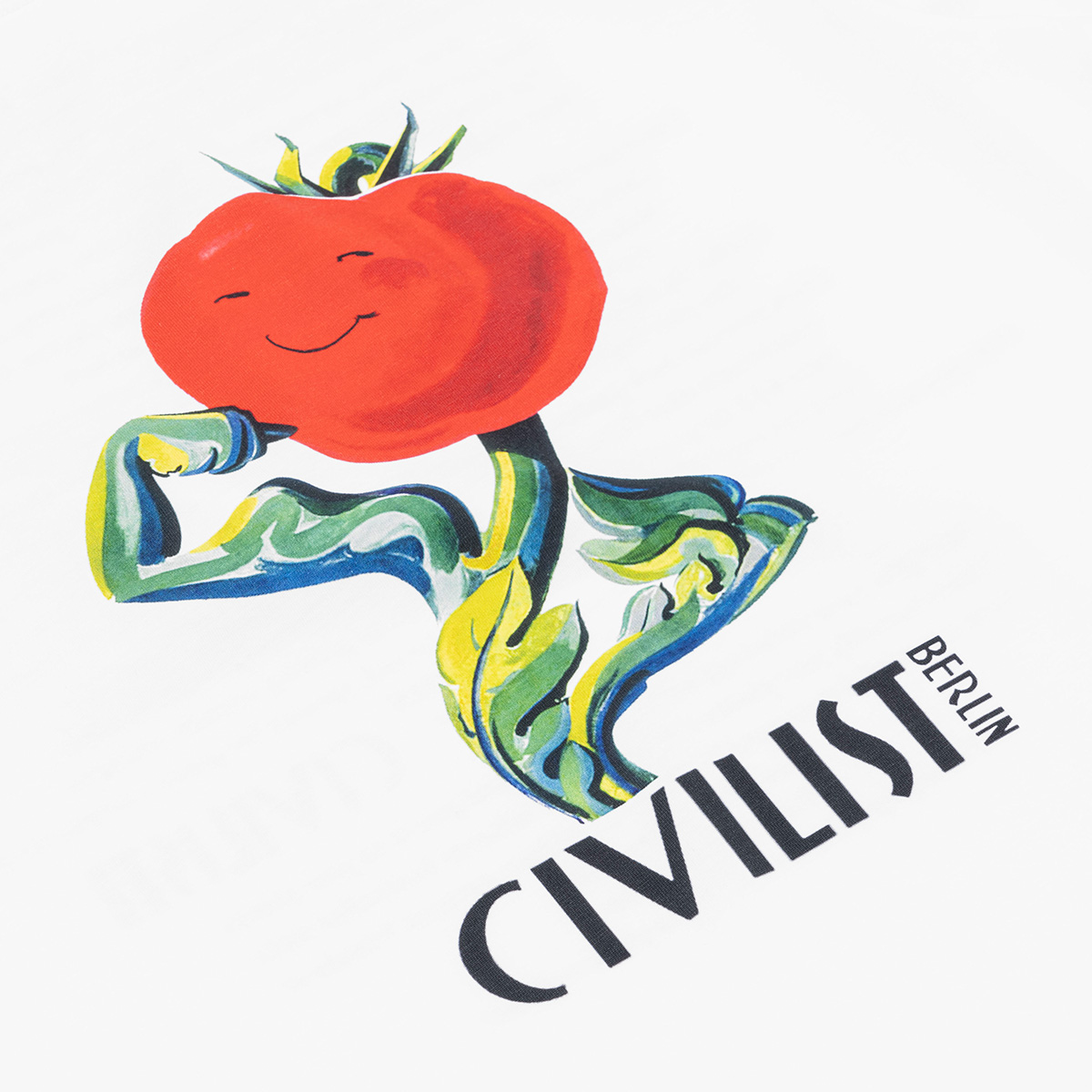Civilist Tomato T-Shirt White
