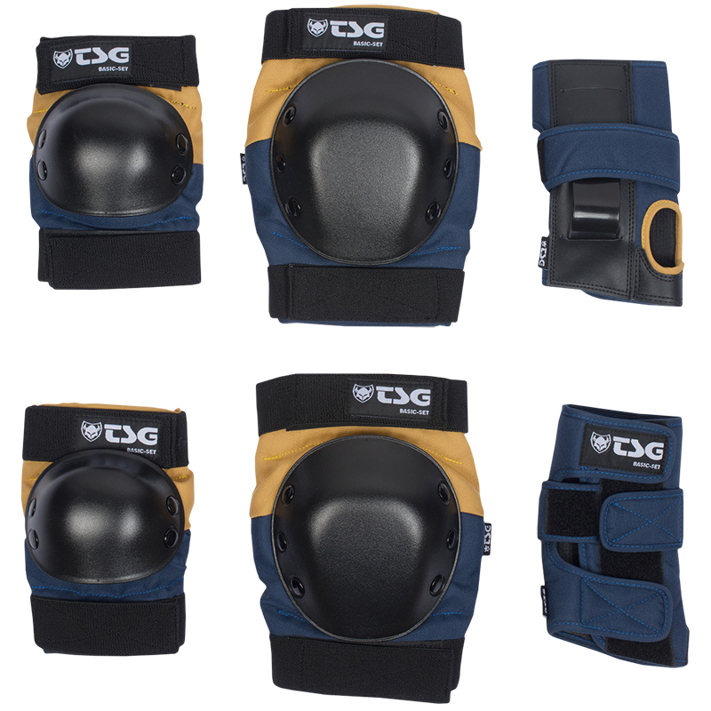 TSG Basic Protection Set Night Blue/Dusk Yellow