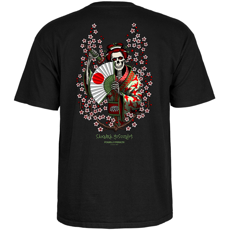 Powell Peralta Sakura Yosozumi T-Shirt Black