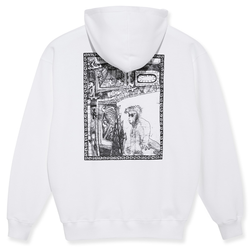Polar Gorilla King Hoodie White