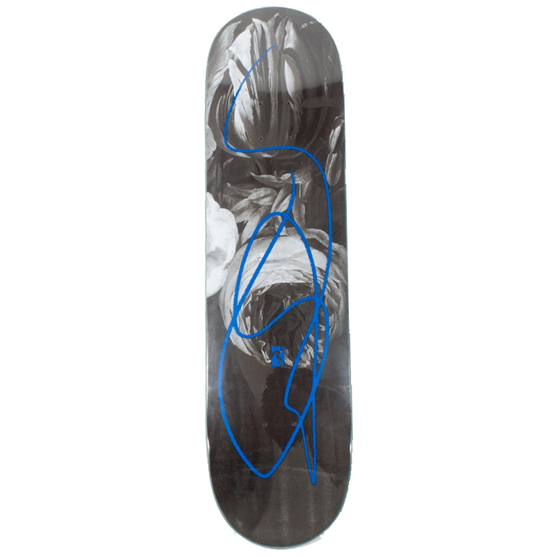 Poetic Flower Doodle Skateboard Deck 8.0