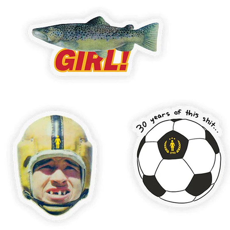 Girl Three Decades Decal Sticker pack Girl Three Decades Decal Sticker pack
