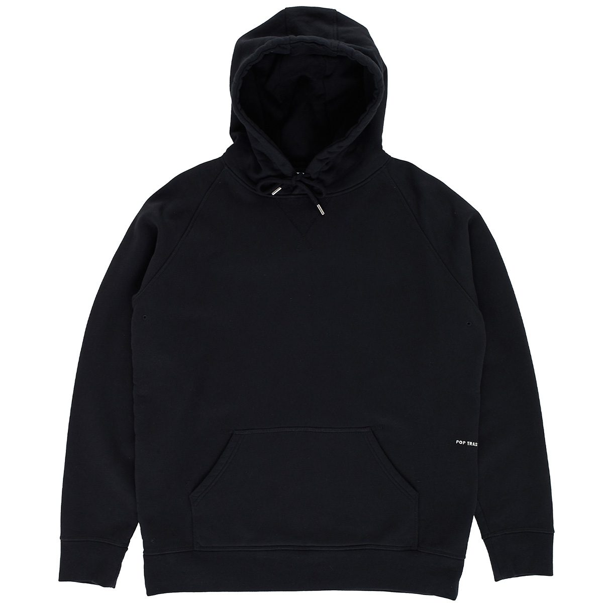 POP Puffed Logo Hooded Sweater Black