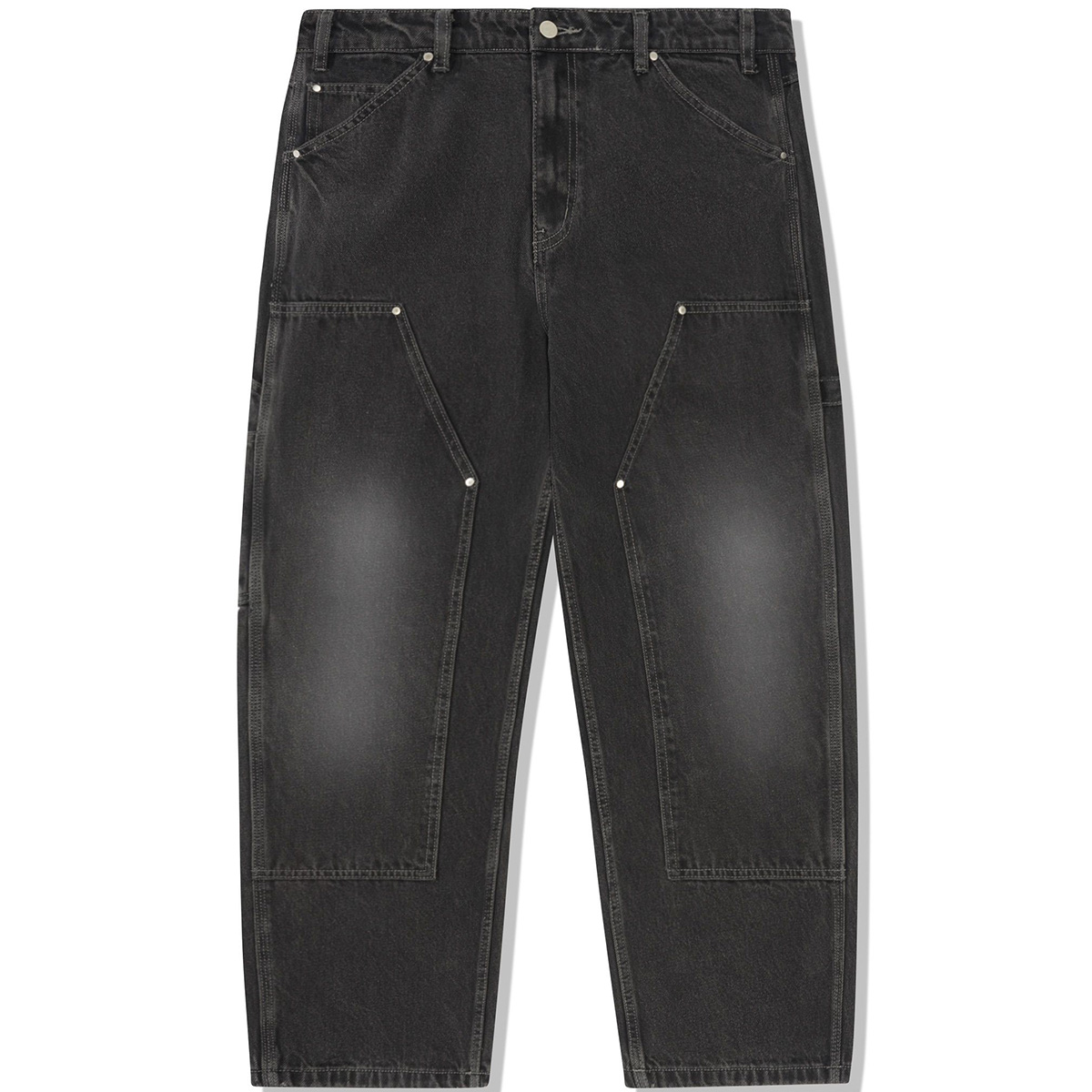 Butter Goods Davide Double Knee Denim Jeans Washed Black 34