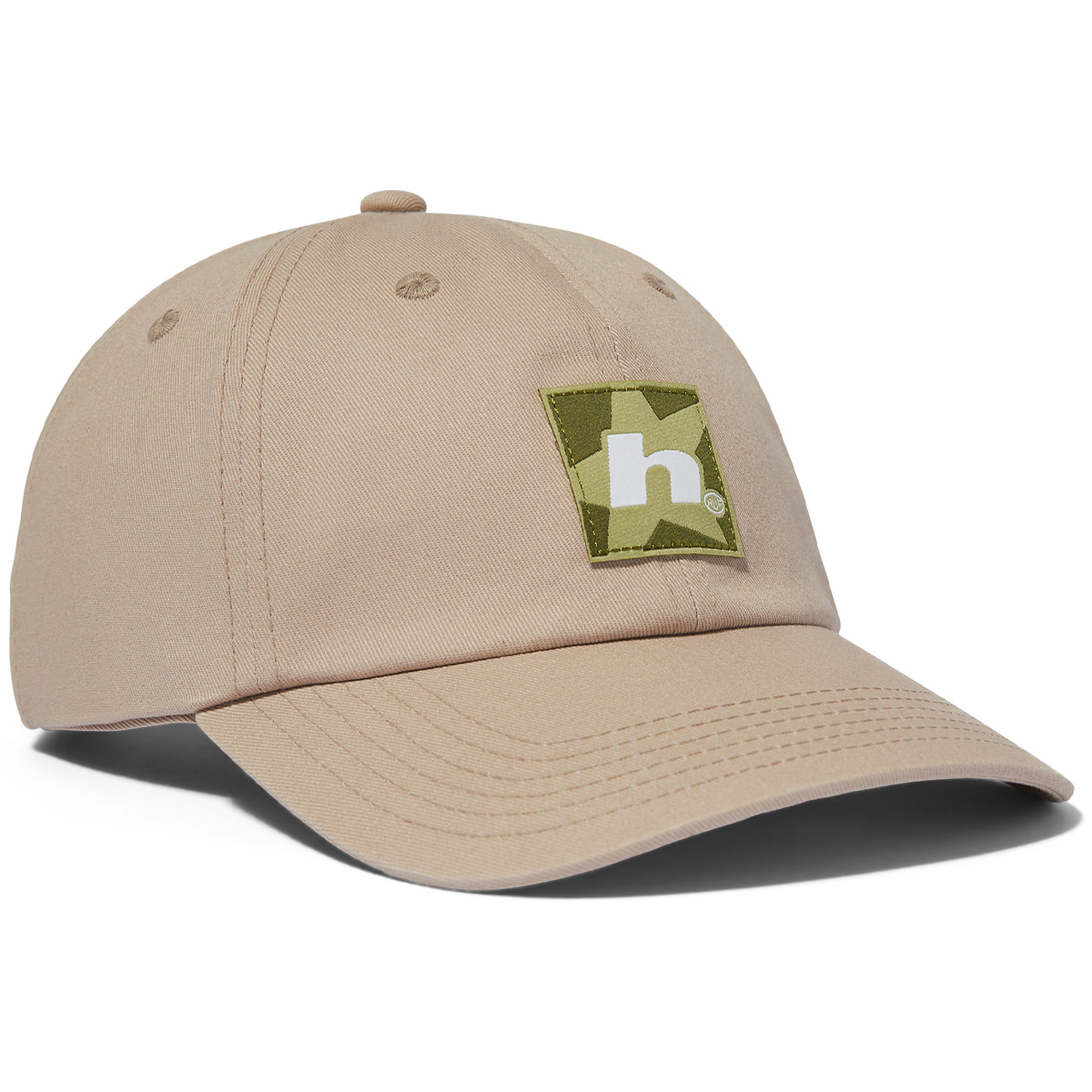 HUF Star Box Logo 6 Panel Cv Hat Stone HUF Star Box Logo 6 Panel Cv Hat Stone