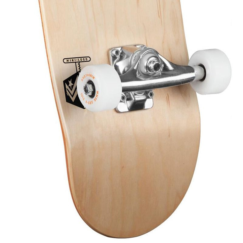 Mini Logo Chevron Detonator 15 Birch Complete Skateboard Shape 243 Natural 8.25