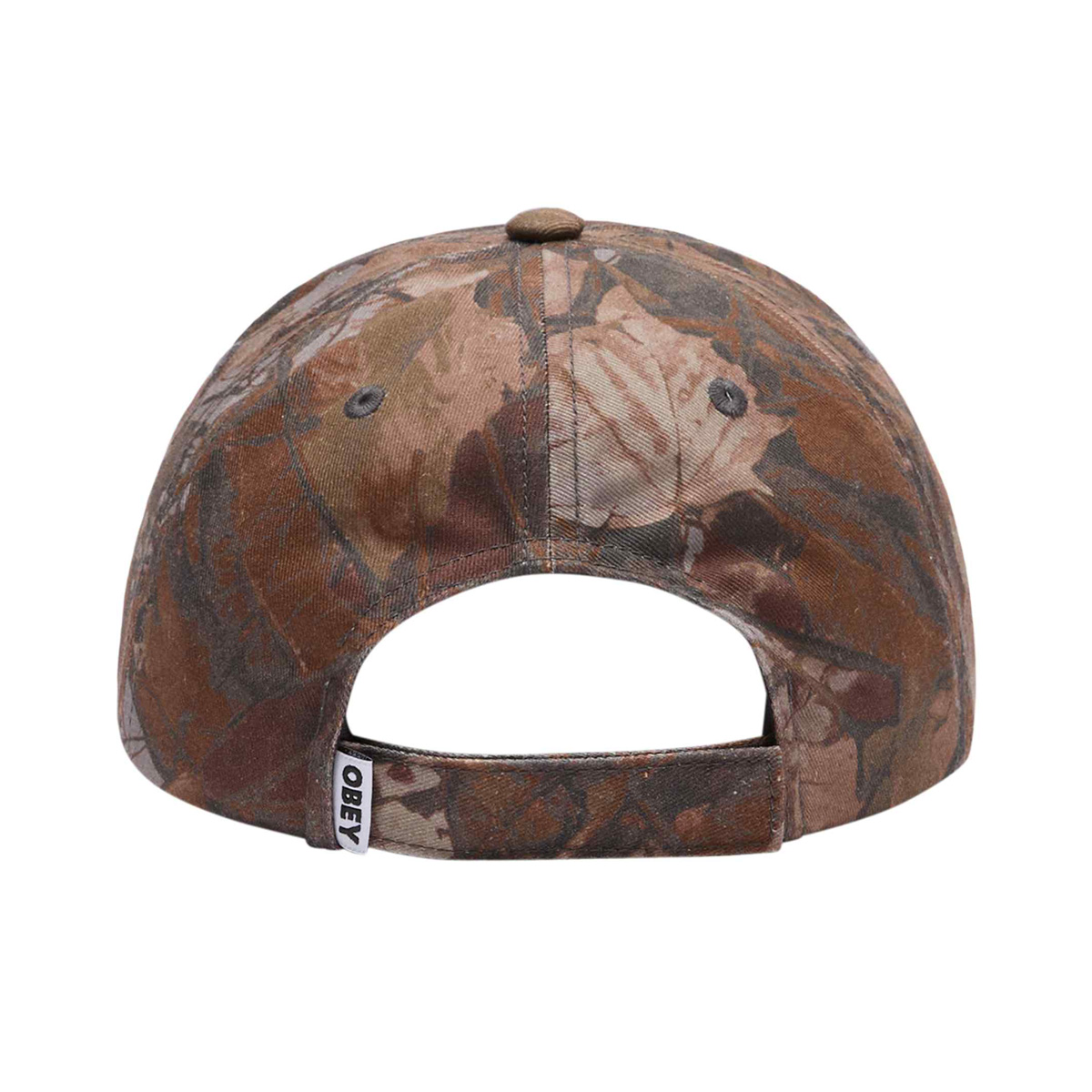 Obey Icon Eyes Pigment 6 Panel Cap Velc Fence Camo