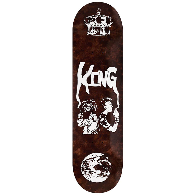 King Smo-King Nak Skateboard Deck Black 8.38 King Smo-King Nak Skateboard Deck Black 8.38