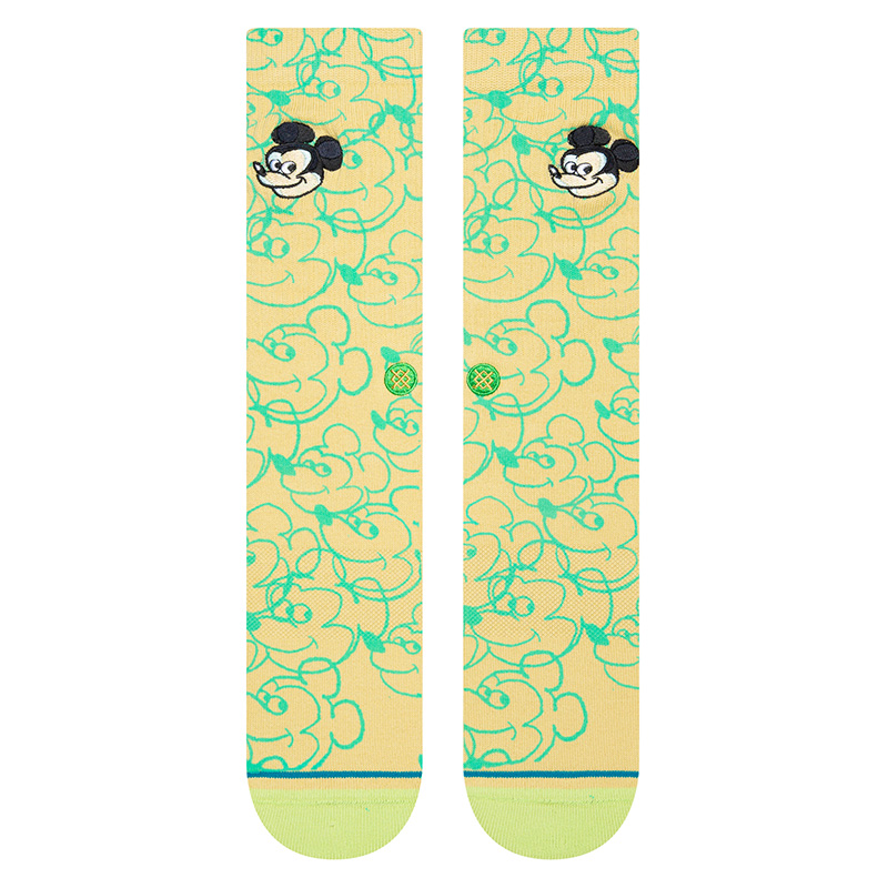 Stance Dillon Froelich Mickey Socks Mustard Stance Dillon Froelich Mickey Socks Mustard