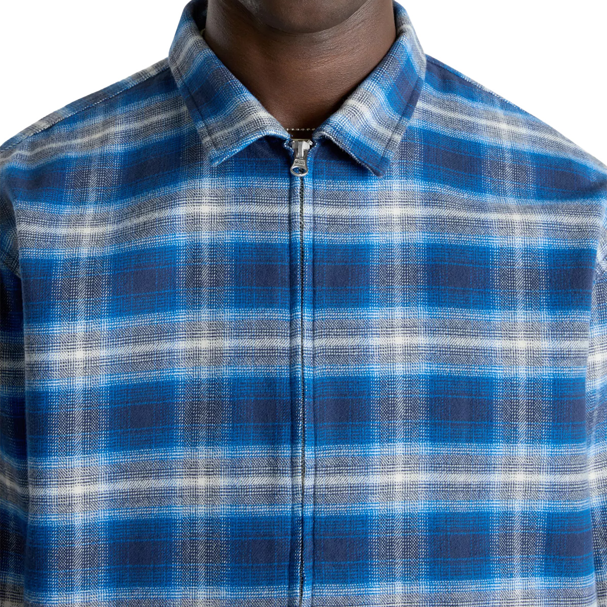 Vans Montwood Zip Flannel Shirt Dress Blues/True Blue Vans Montwood Zip Flannel Shirt Dress Blues/True Blue