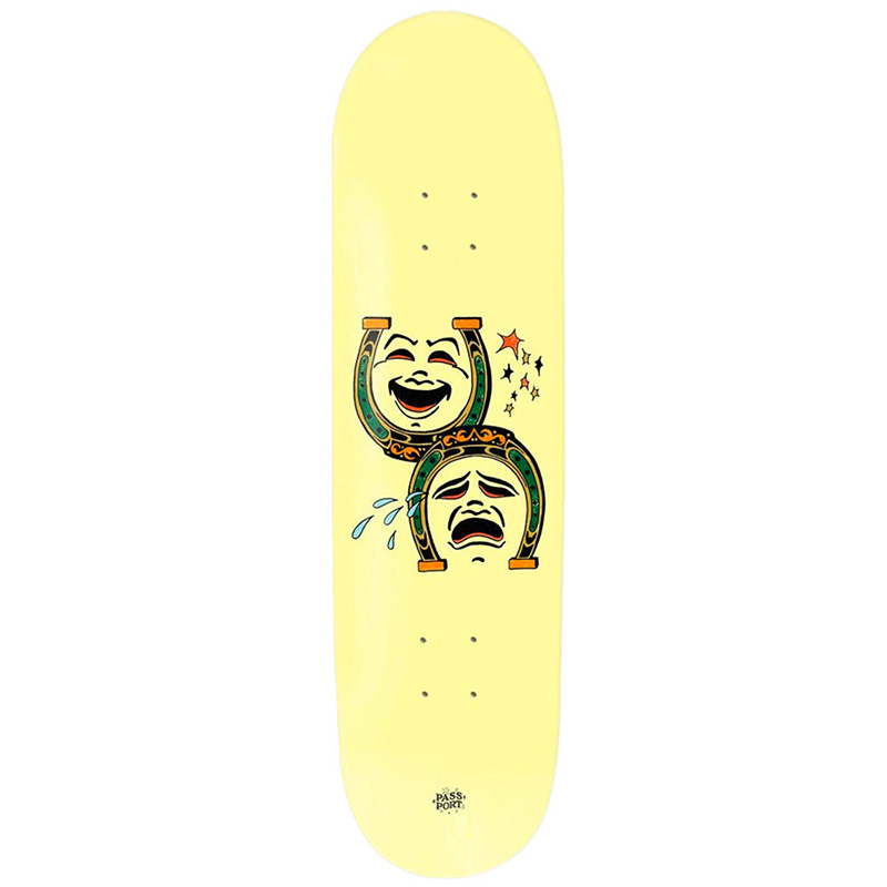 Pass-Port Dumb Luck Horse Shoe Skateboard Deck 8.5 Pass-Port Dumb Luck Horse Shoe Skateboard Deck 8.5
