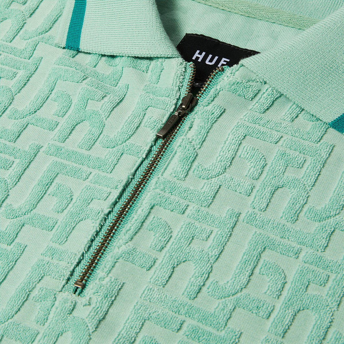HUF Tether Jacquard Terry Top Jade HUF Tether Jacquard Terry Top Jade