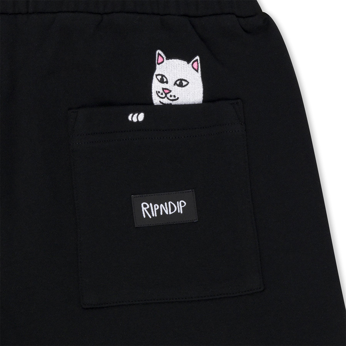 RIPNDIP Autograph Sweatshorts Black