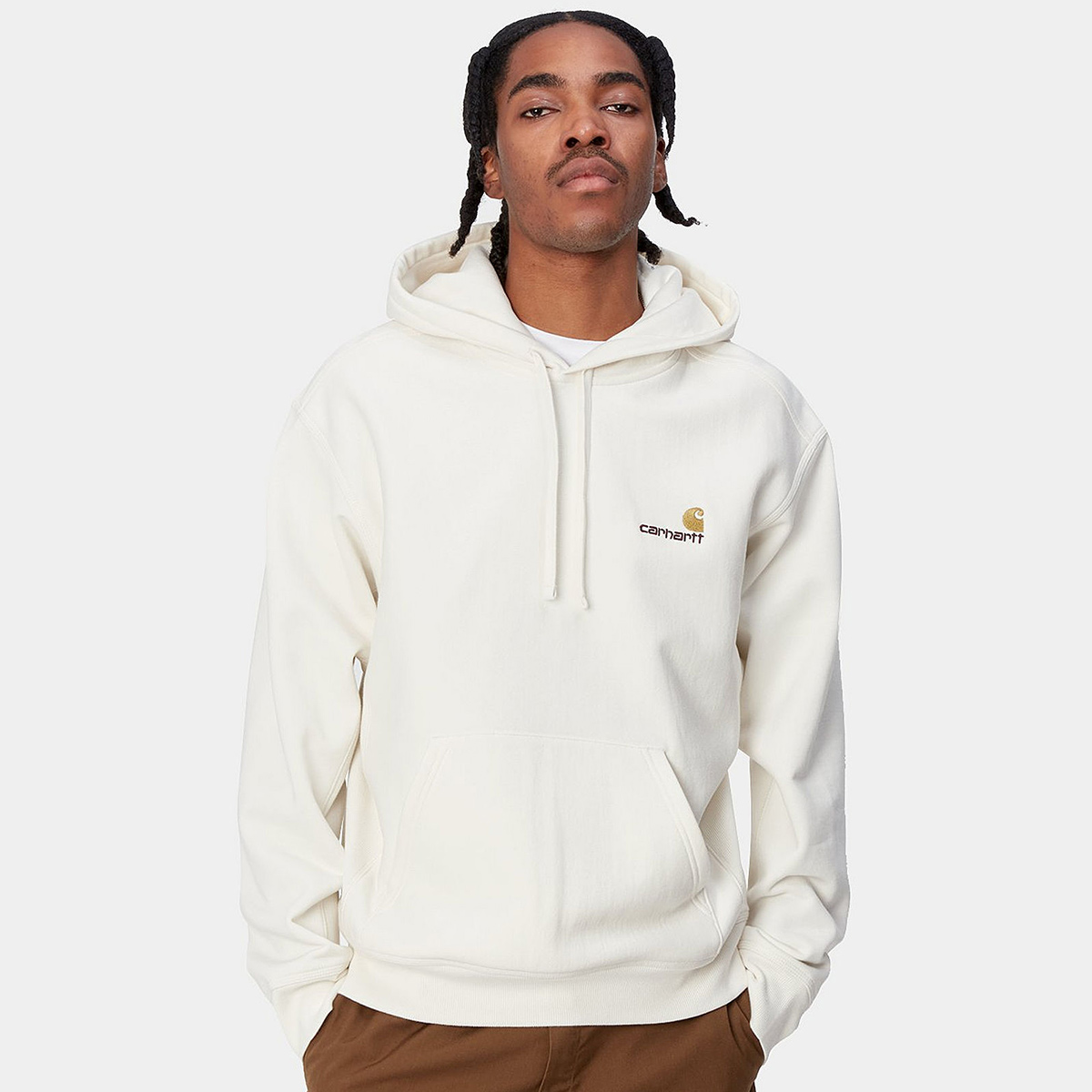 Carhartt WIP Hooded American Script Sweat Wax Carhartt WIP Hooded American Script Sweat Wax