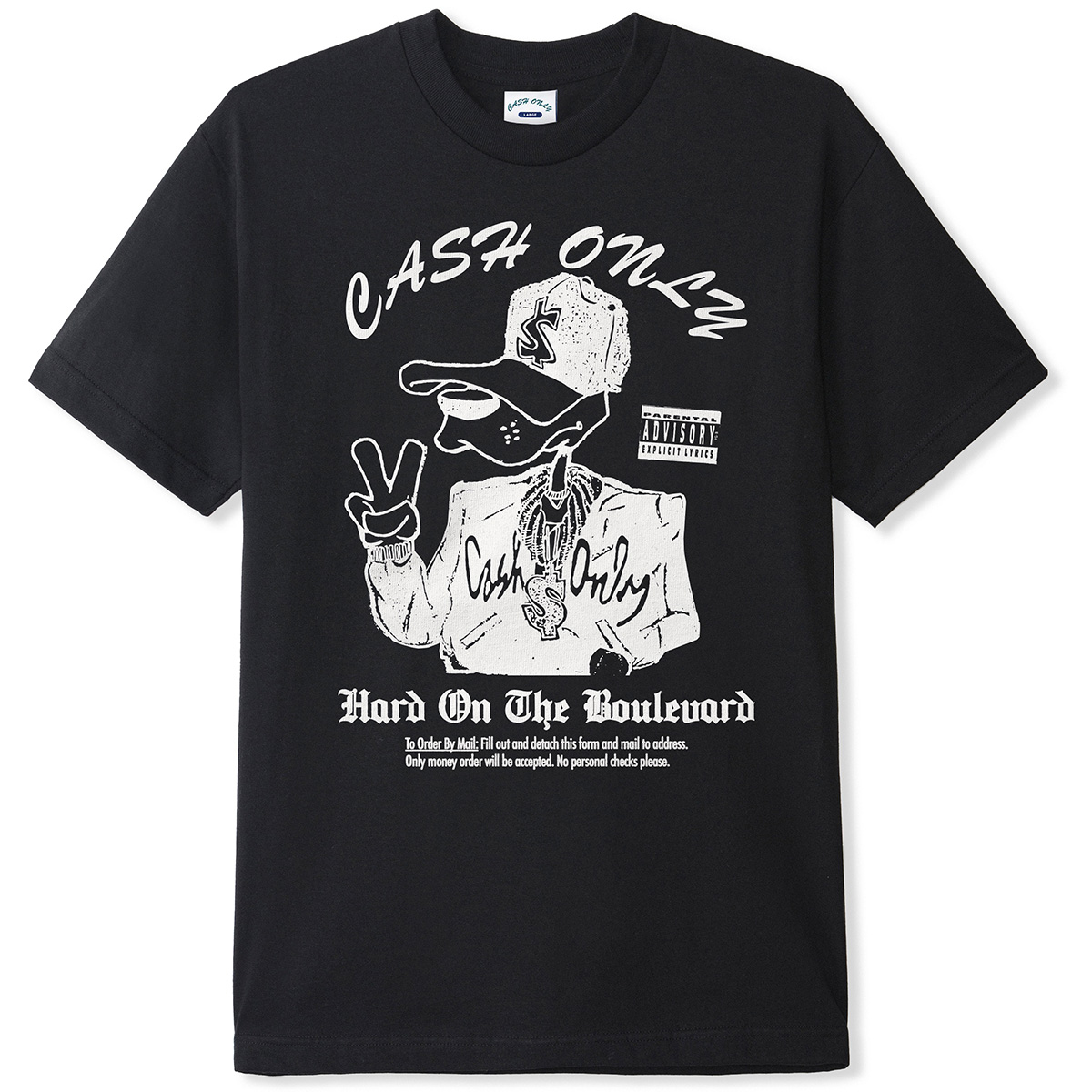 Cash Only Boulevard T-Shirt Black Cash Only Boulevard T-Shirt Black