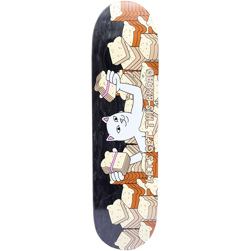 RIPNDIP Gluten Free Skateboard Deck Black 8.0 RIPNDIP Gluten Free Skateboard Deck Black 8.0