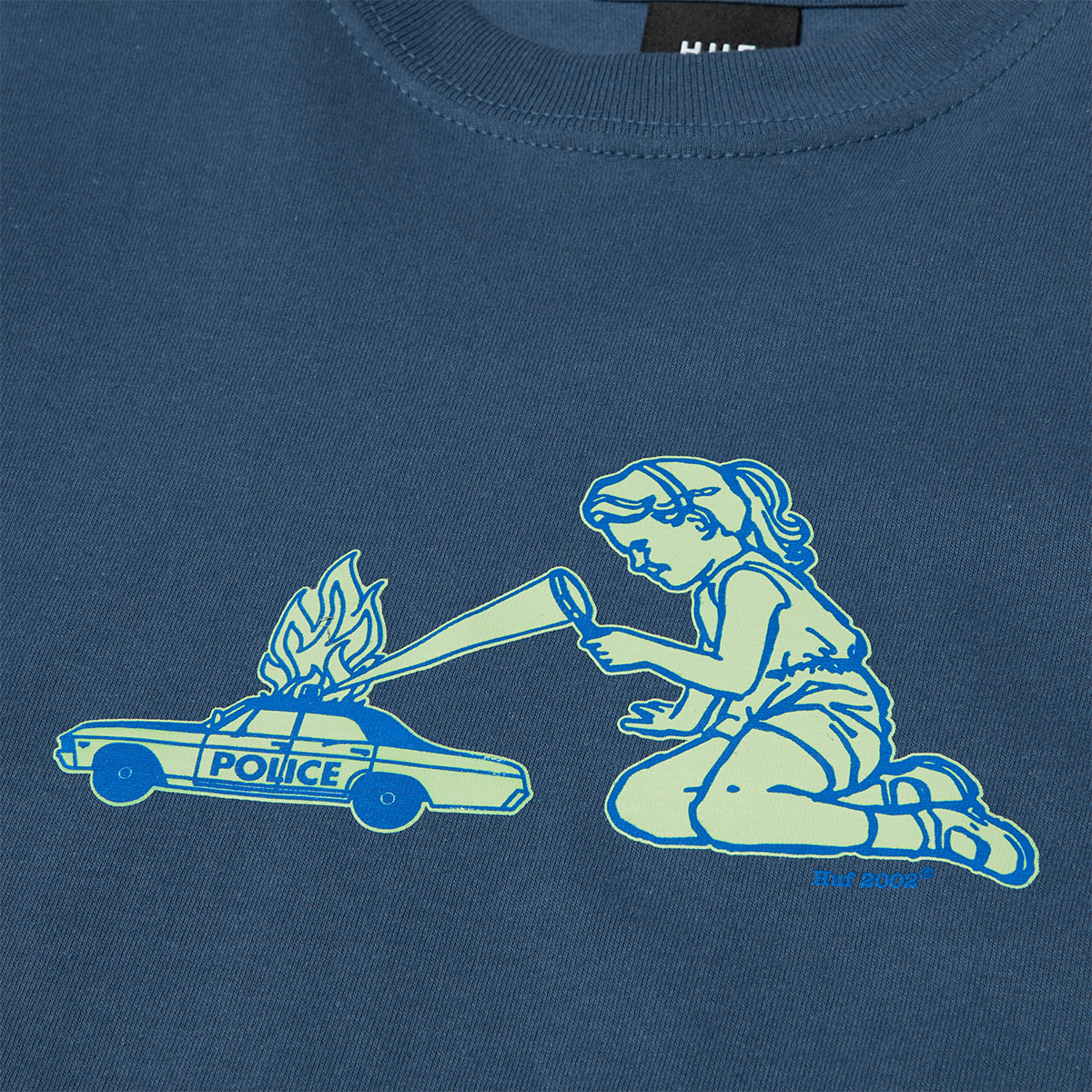 HUF Playtime T-Shirt Slate Blue HUF Playtime T-Shirt Slate Blue