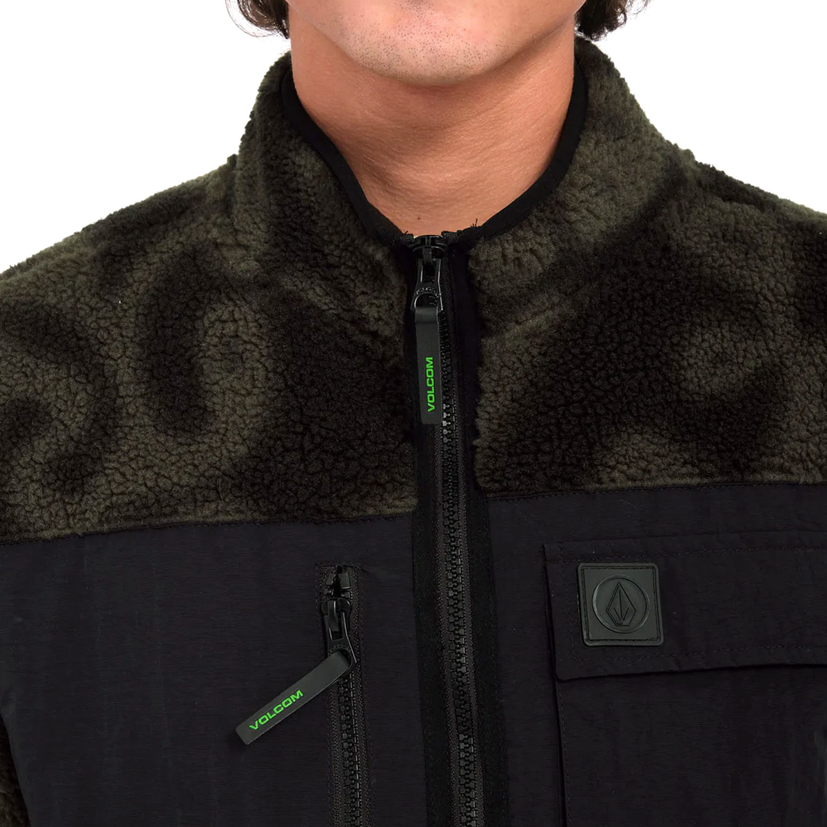 Volcom Zephyr Storm Stone Zip Sweater PRT Print Volcom Zephyr Storm Stone Zip Sweater PRT Print