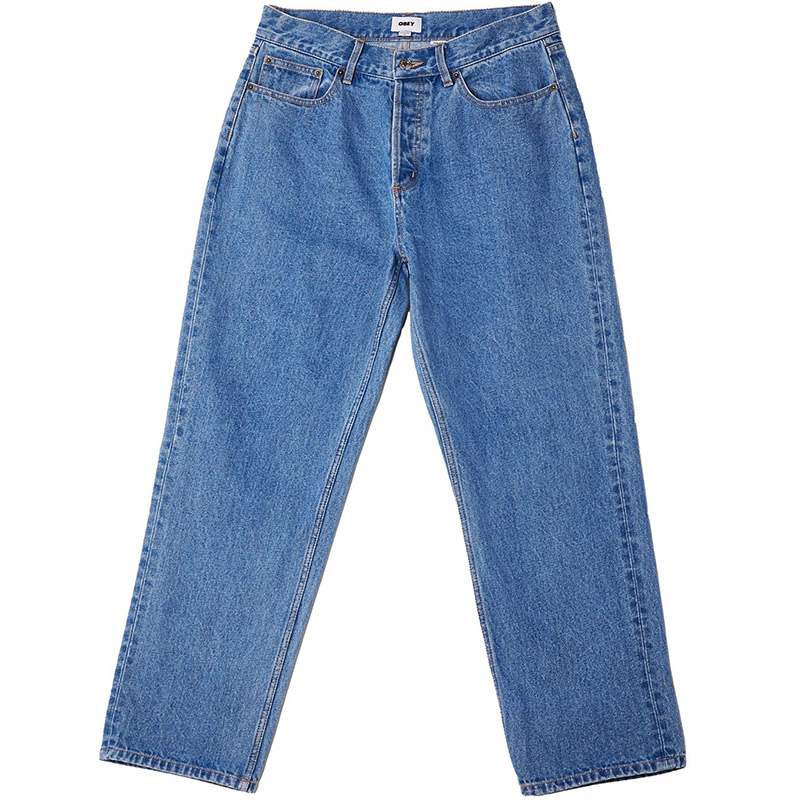 Obey Hardwork Denim Pants Light Indigo Obey Hardwork Denim Pants Light Indigo