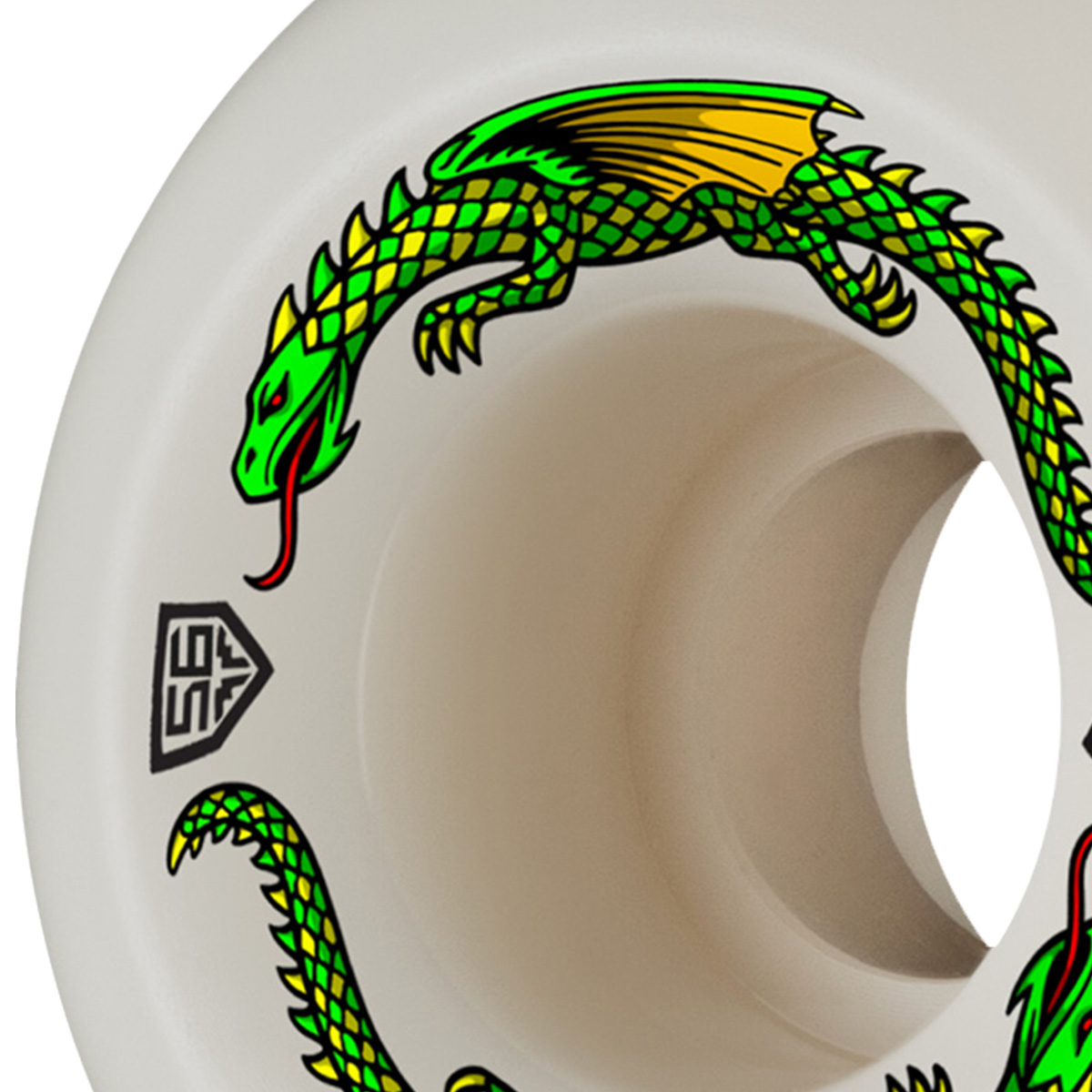 Powell Peralta Dragon Formula A2 Shape Wheels 93A 56mm x 40mm