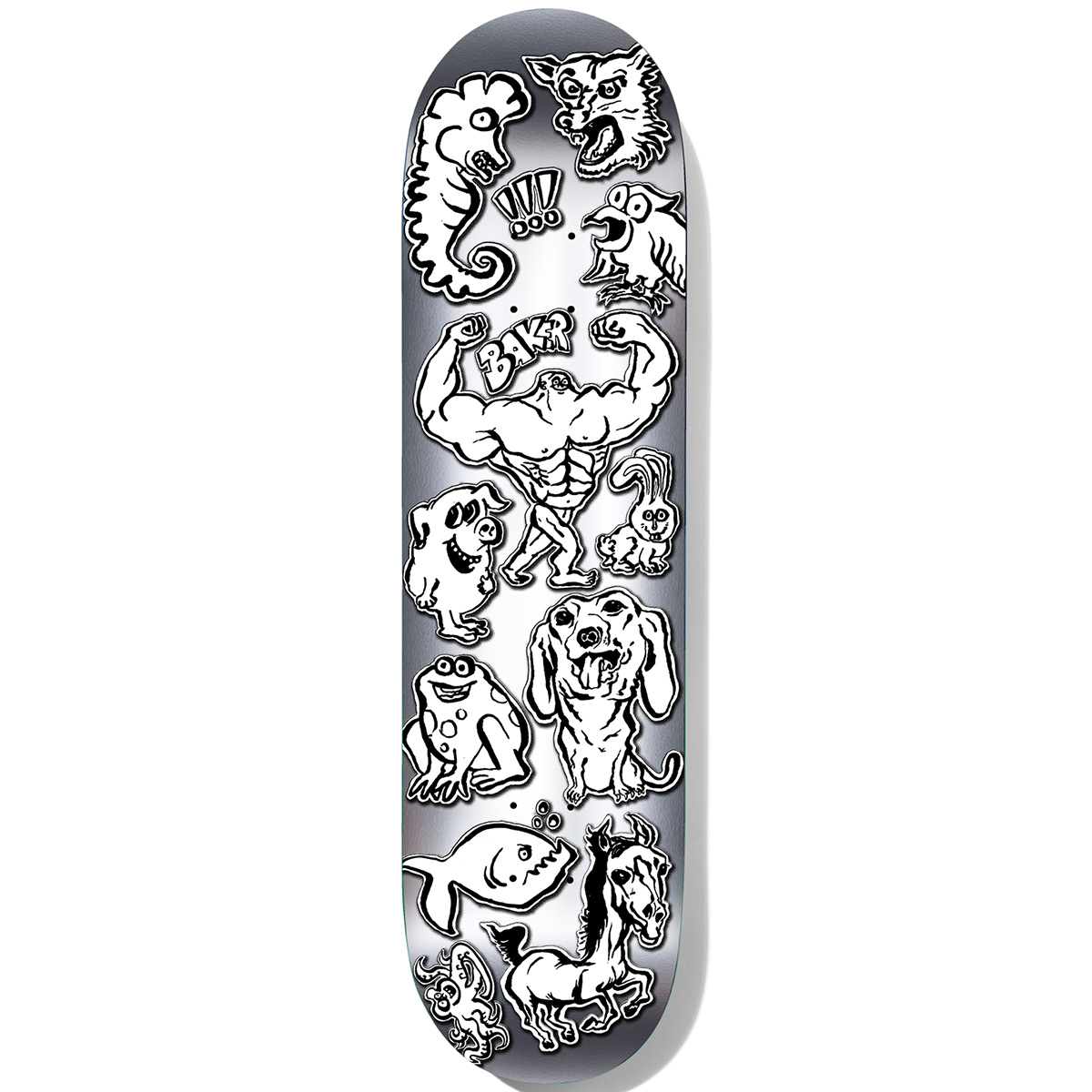 Baker Tyson Peterson Calamities Twin Tail Skateboard Deck 8.38