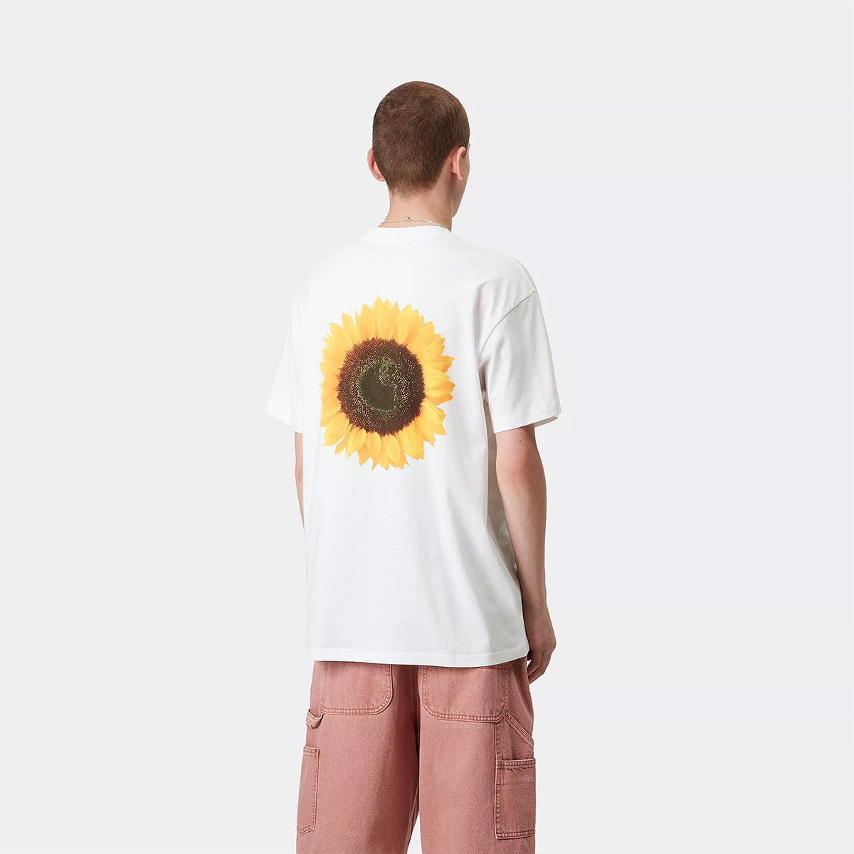 Carhartt WIP Sunflower T-Shirt White Carhartt WIP Sunflower T-Shirt White