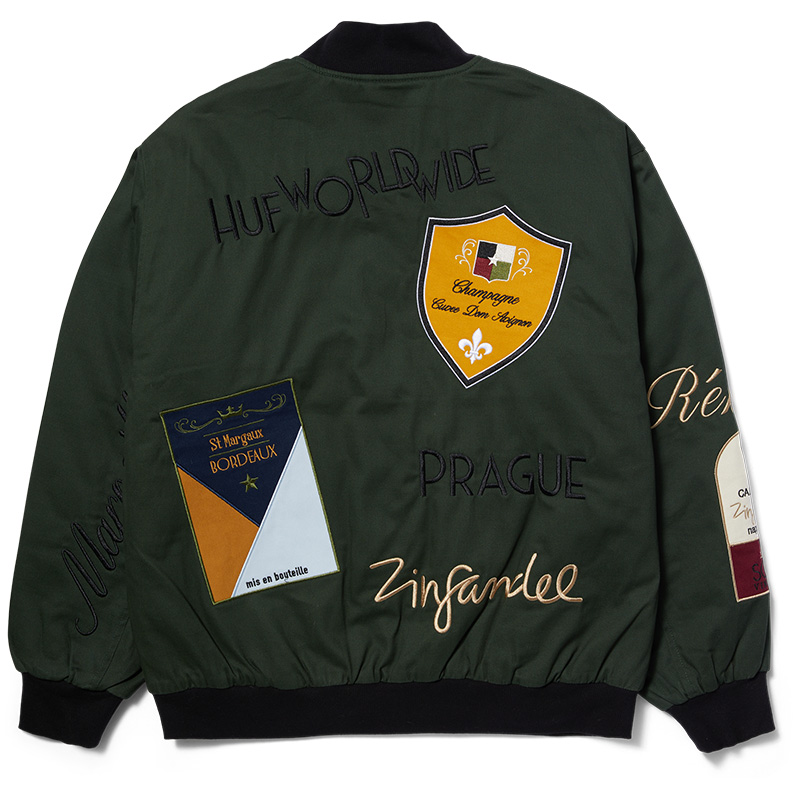 HUF Stratford Tour Jacket Scyamore | Skatestore