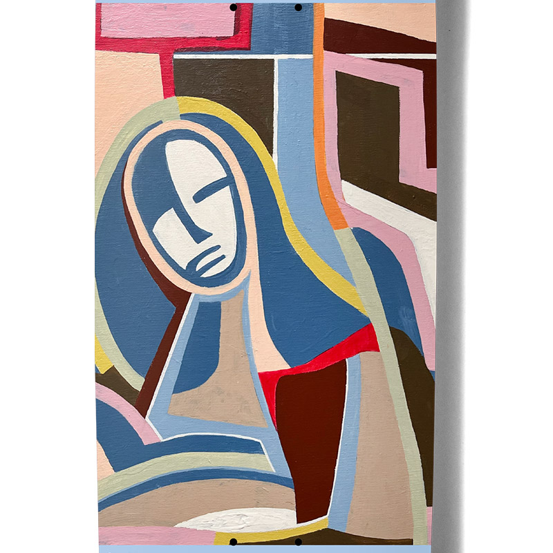 Girl Bannerot Bar Girl Blues Skateboard Deck 8.5 Girl Bannerot Bar Girl Blues Skateboard Deck 8.5