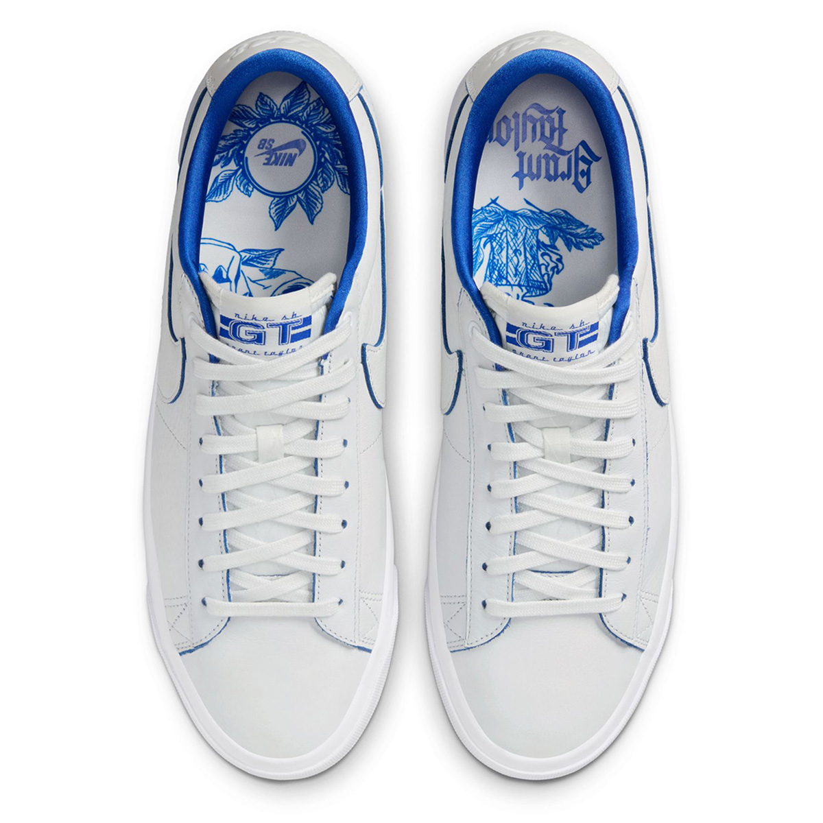 Nike SB Zoom Blazer Low Pro GT Summit White/Game Royal-Summit White-White Nike SB Zoom Blazer Low Pro GT Summit White/Game Royal-Summit White-White