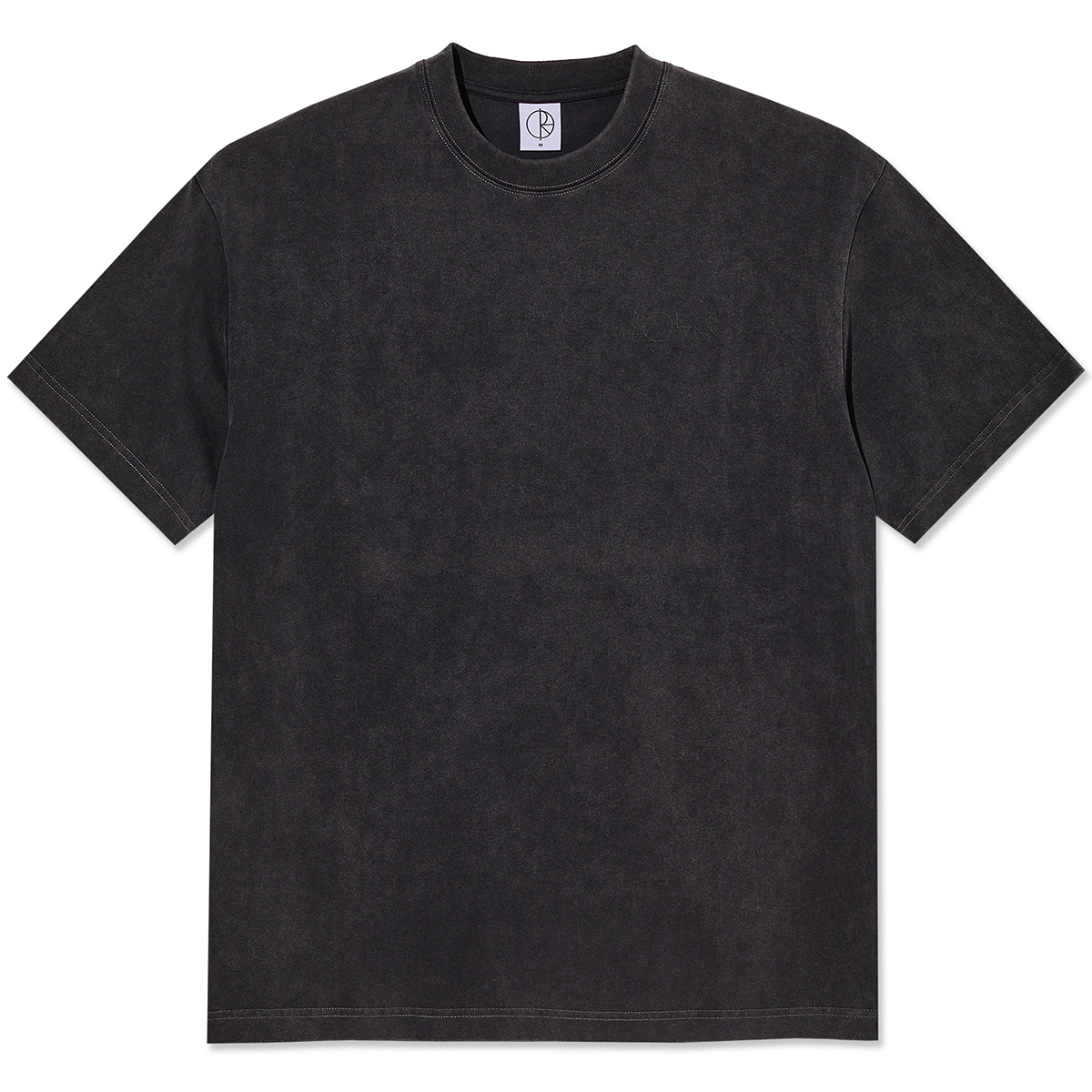 Polar Contrast Stroke Logo T-shirt Silver Black/Black