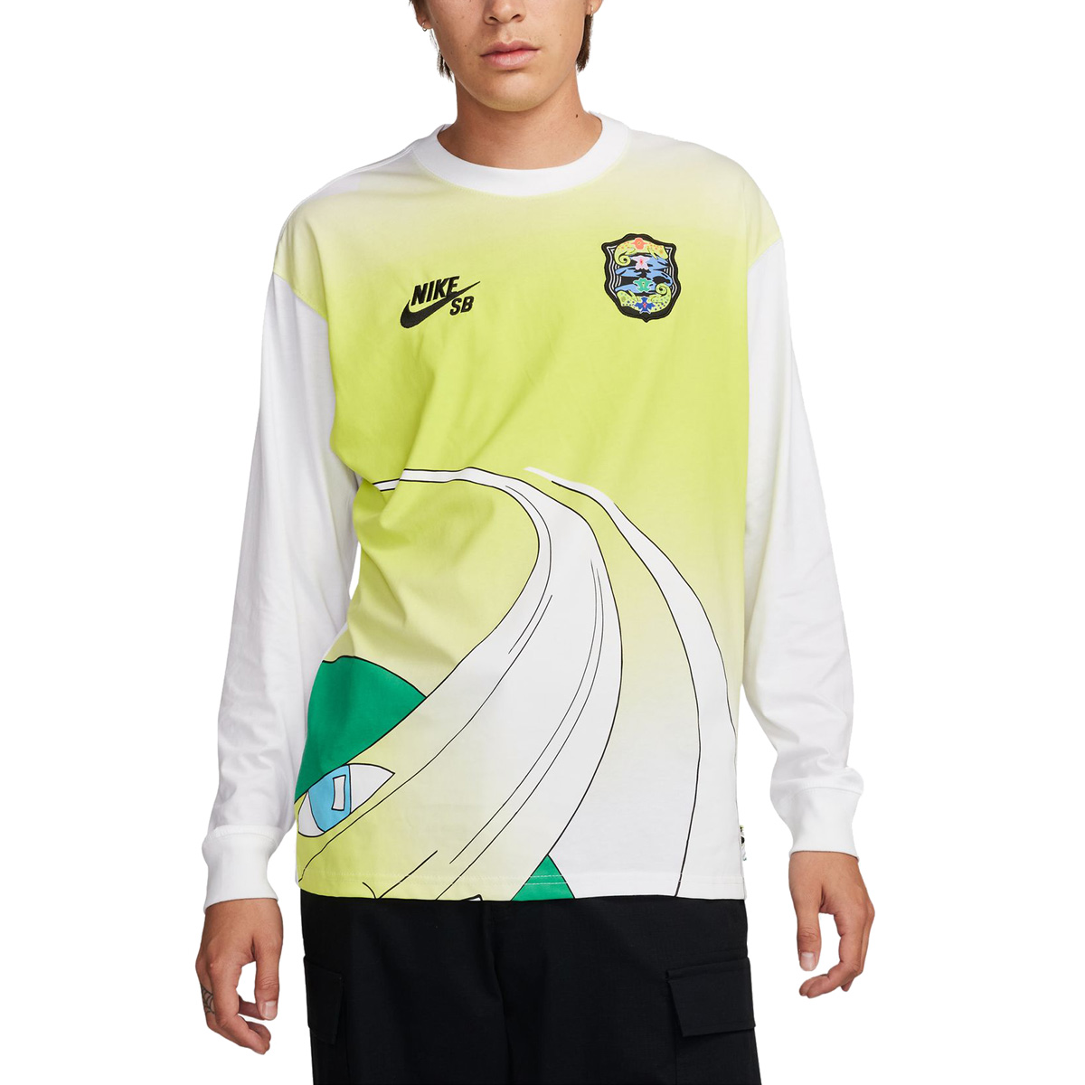 Nike SB Agnostic Longsleeve T-Shirt White Nike SB Agnostic Longsleeve T-Shirt White