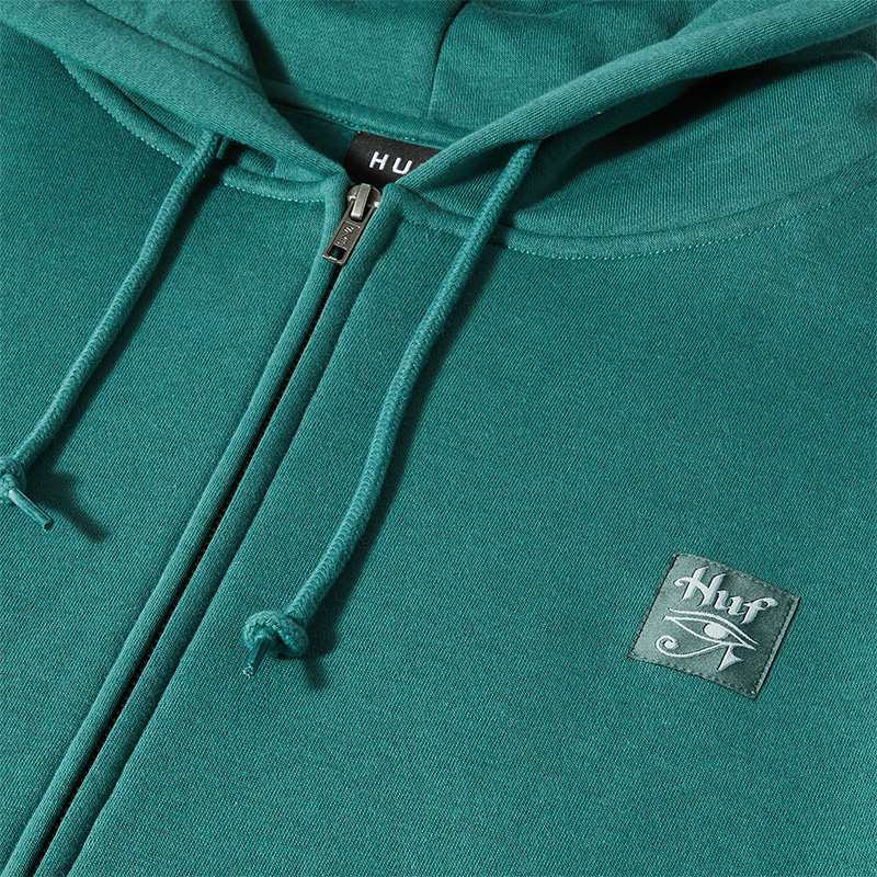 HUF Horus Zip Hoodie Pine