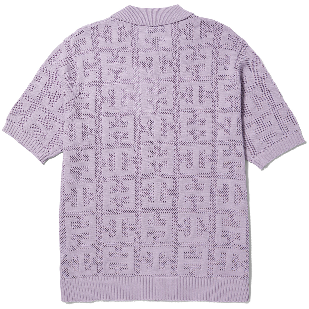 HUF Monogram Jacquard Zip Sweater Lavender HUF Monogram Jacquard Zip Sweater Lavender