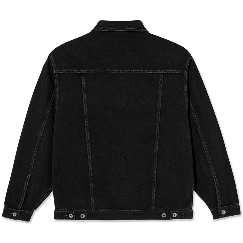 Polar Patrik Denim Jacket Silver Black Polar Patrik Denim Jacket Silver Black