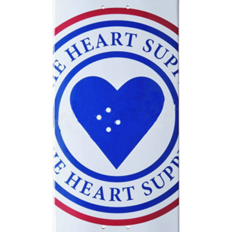 The Heart Supply Insignia Deck White 8.25 The Heart Supply Insignia Deck White 8.25