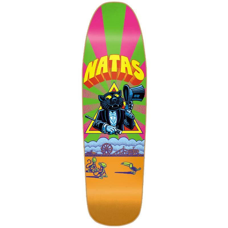 101 Natas Panther Screenprinted Skateboard Deck 9.25