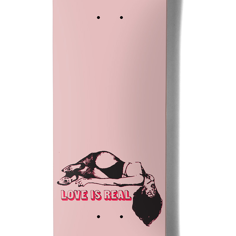 Chocolate Trahan Love Is Real Skateboard Deck 8.25 Chocolate Trahan Love Is Real Skateboard Deck 8.25