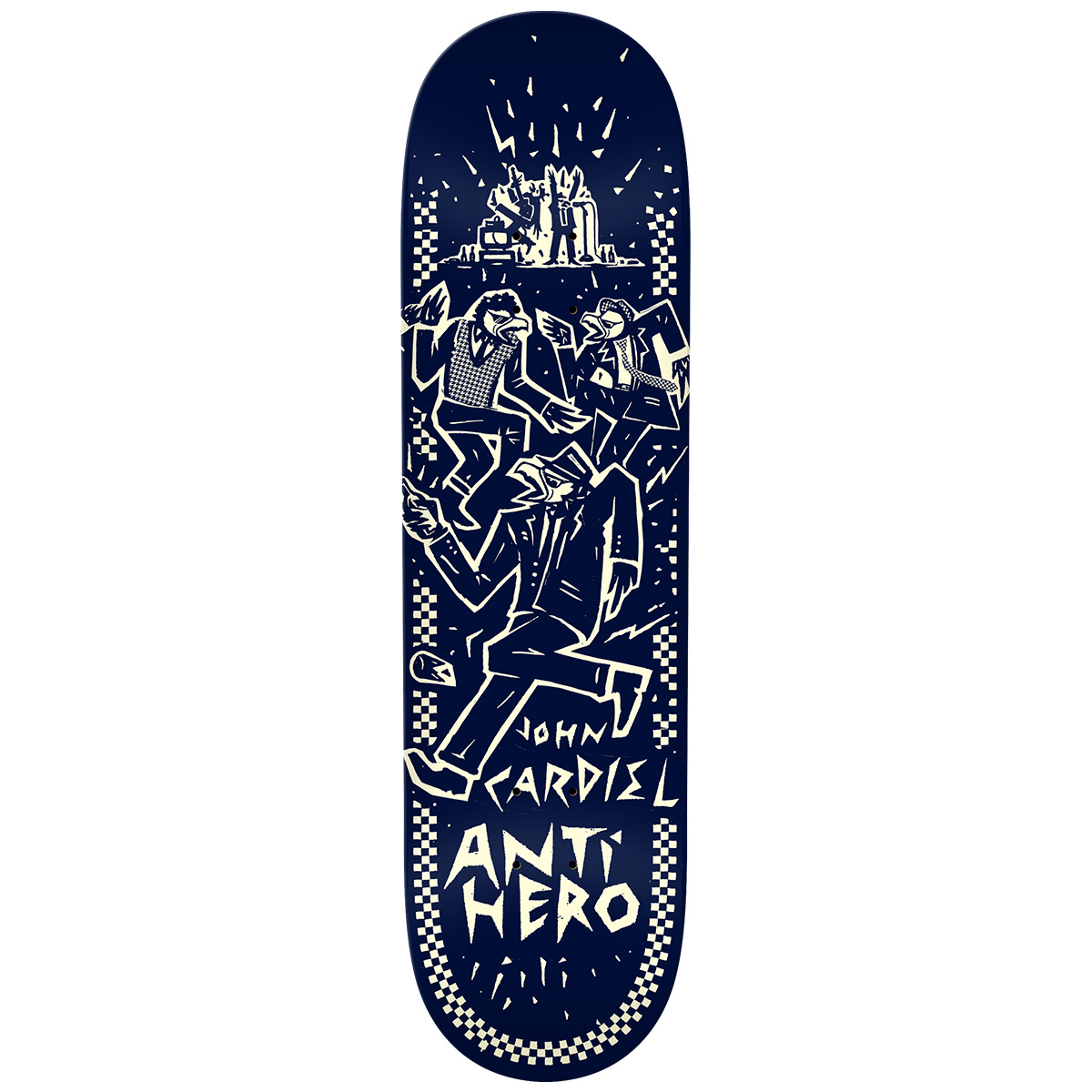 Anti Hero Cardiel Ruder Bwoys Skateboard Deck 8.62