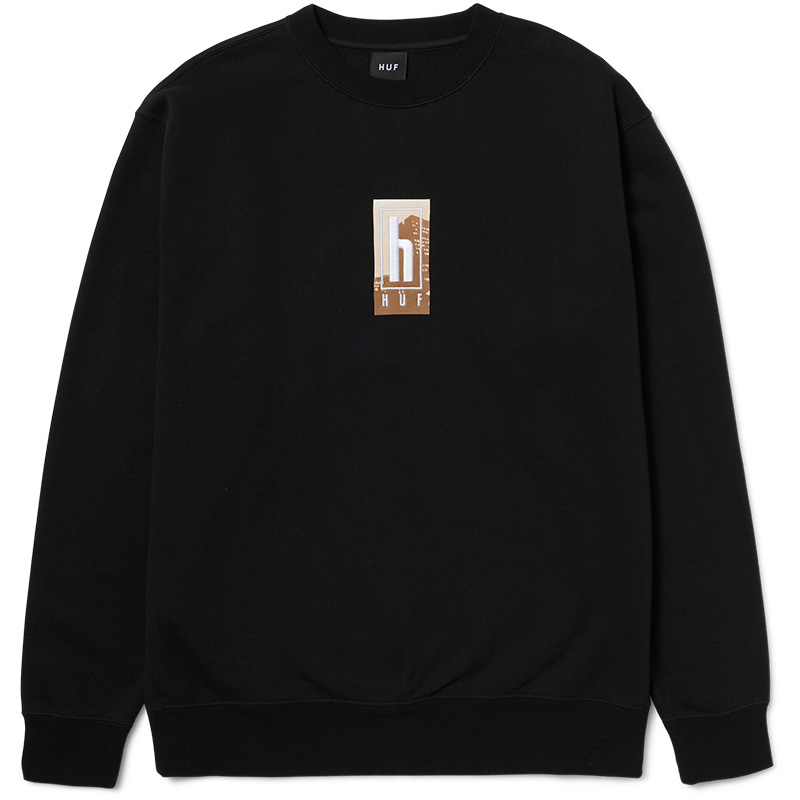 HUF Roads Crewneck Sweater Black M 1129198 M
