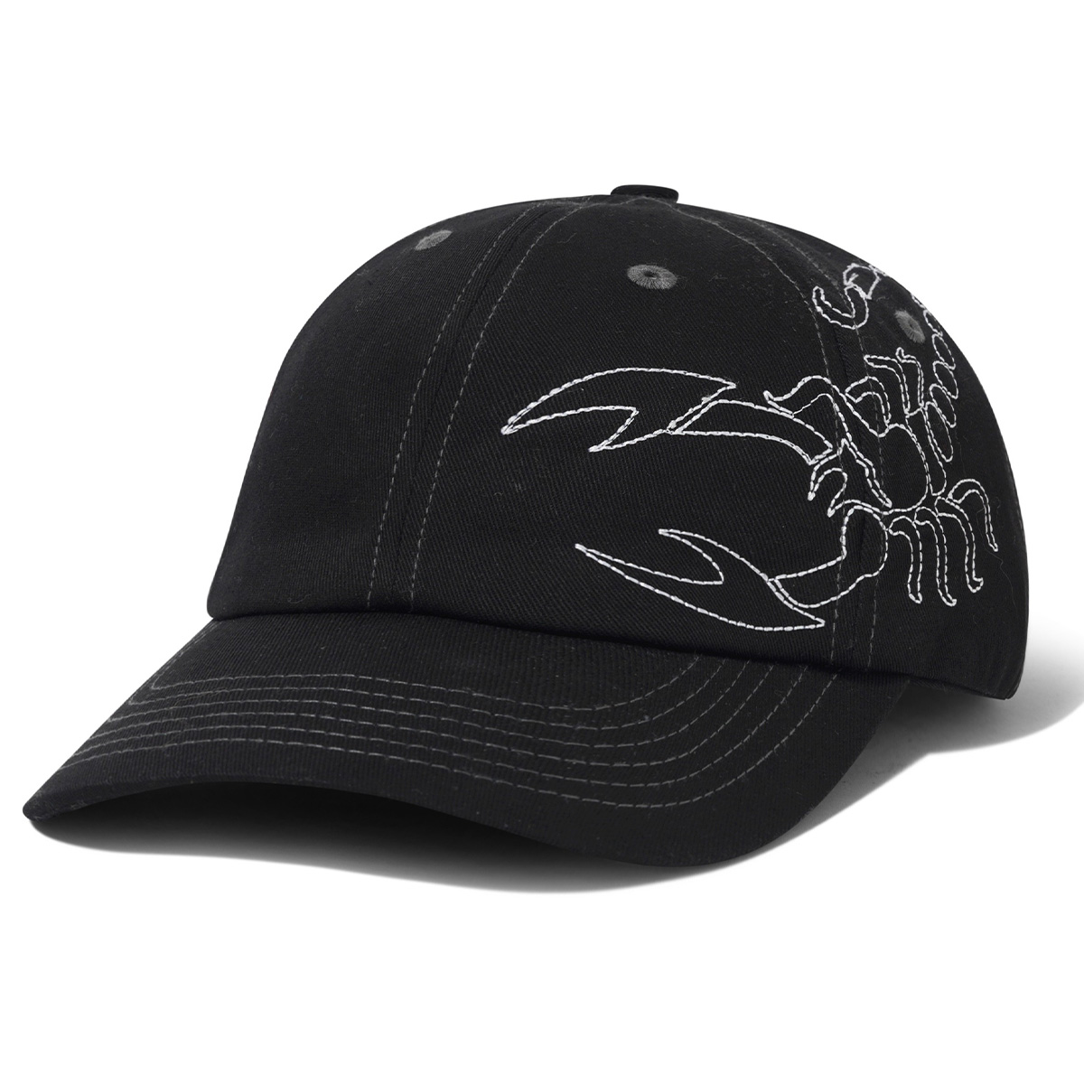 Butter Goods Scorpion 6 Panel Cap Black