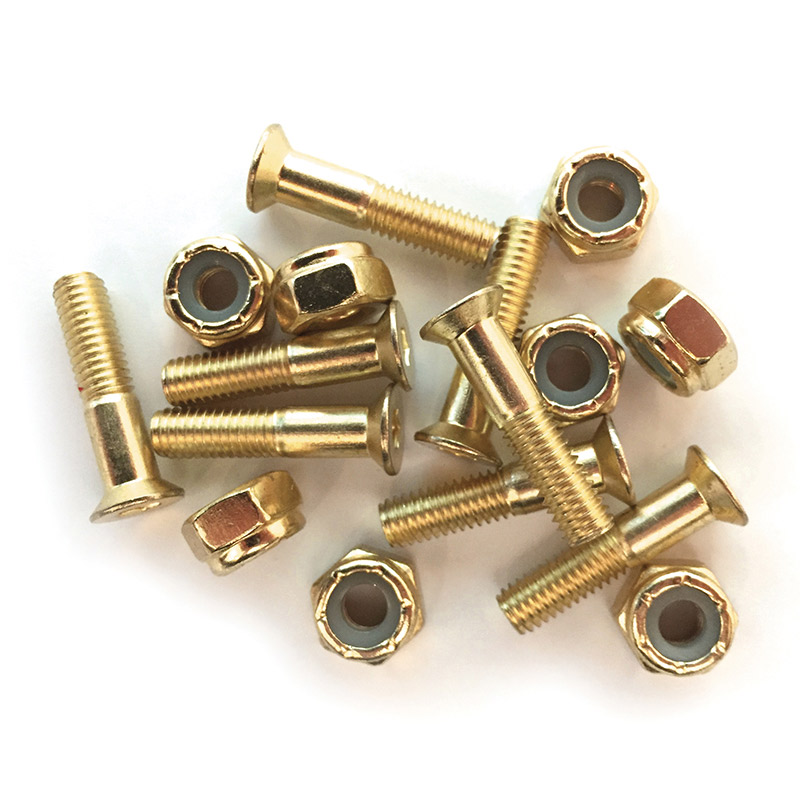 Almost Gold Nuts & Bolts In Your Mouth II Hardware Allen 7/8 Inch Almost Gold Nuts & Bolts In Your Mouth II Hardware Allen 7/8 Inch