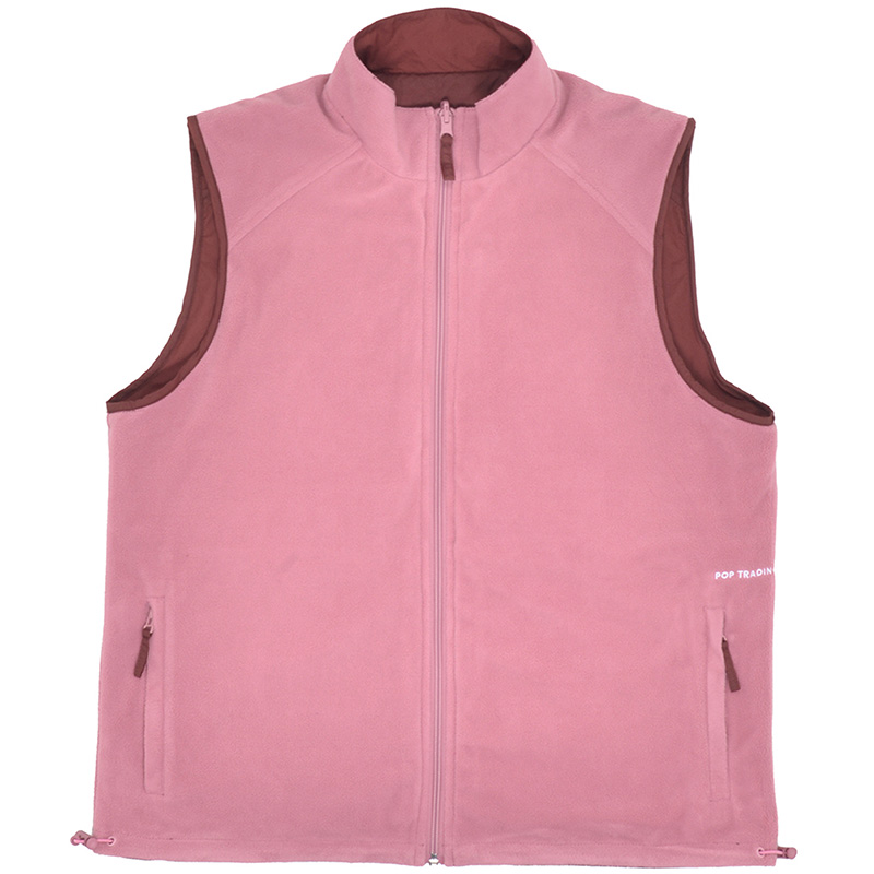 Pop Trading Company Reversible Safari Vest Fired Brick/Mesa Rose Pop Trading Company Reversible Safari Vest Fired Brick/Mesa Rose