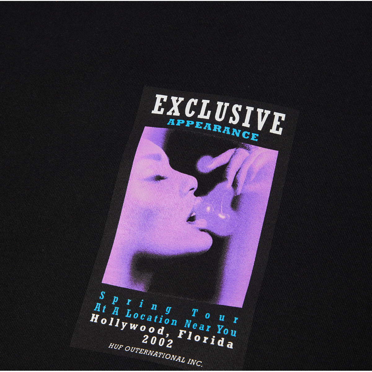 HUF Exclusive Appearance T-Shirt Black