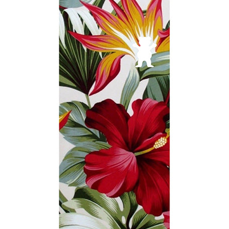 Grizzly Hawaii Floral Griptape Sheet White 9.0 Grizzly Hawaii Floral Griptape Sheet White 9.0