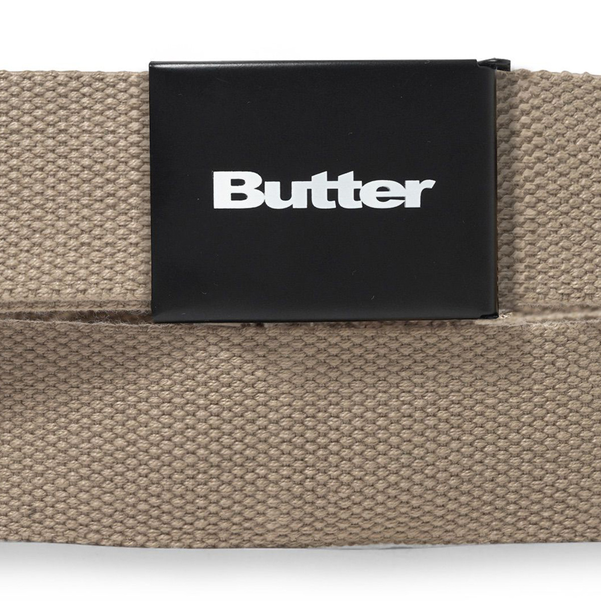 Butter Goods Logo Woven Belt Tan Butter Goods Logo Woven Belt Tan