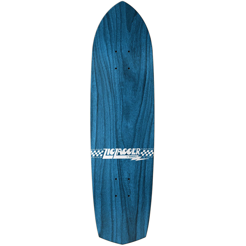 Krooked Zig Zagger Silver Foil Skateboard Deck 8.62 | 8.62