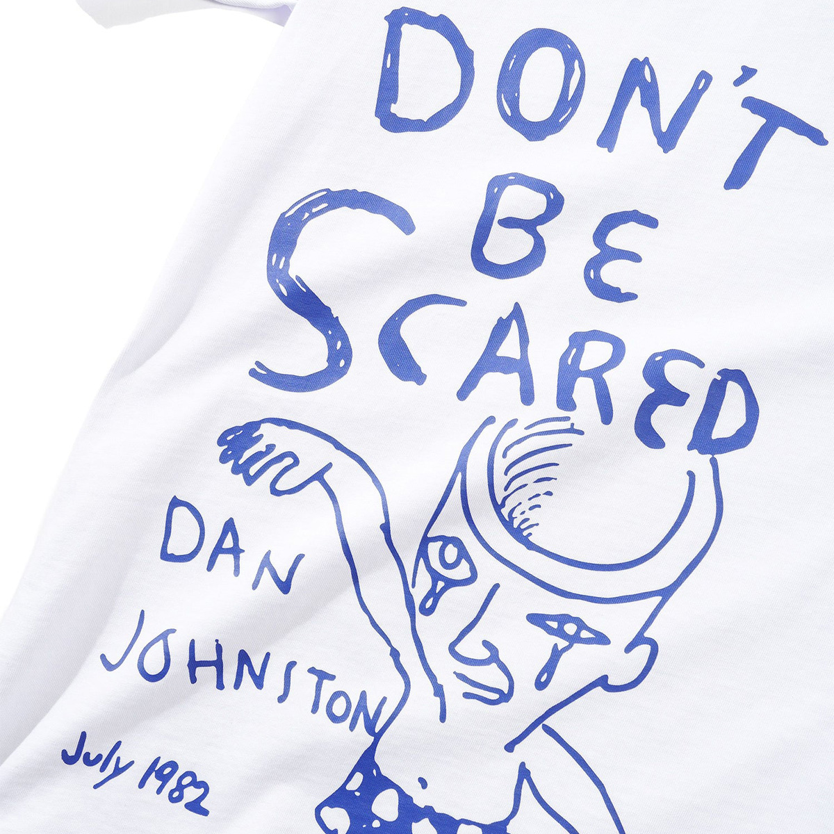 Butter Goods x Daniel Johnston Don't Be Scared T-shirt White