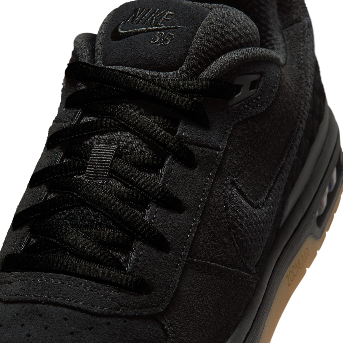 Nike SB Paul Rodriguez Zoom Air Low Black/Black-Black-Gum Lt Brown-Anthracite